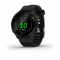Garmin Forerunner 55 black fitness tracking Watch Long Batt Life